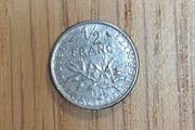 France 1/2 Franc Coin