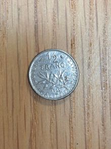 France 1/2 Franc Coin