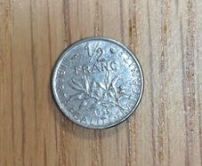 France 1/2 Franc Coin