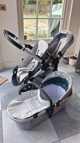 iCandy Peach twin buggy and pram