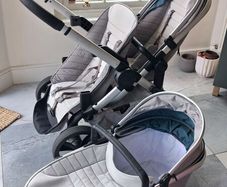 iCandy Peach twin buggy and pram
