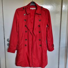 Womens Red French Connections Coat