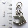 Genuine Links of London Sterling Silver Red Letters Charm Image 7