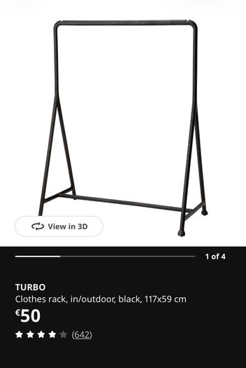 IKEA Turbo clothes  rail