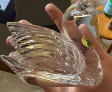 Waterford Crystal Swan Figurine Boxed Lead Crystal Made in Ireland