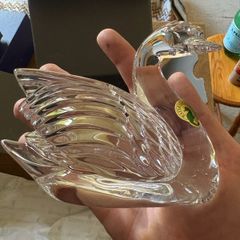 Waterford Crystal Swan Figurine Boxed Lead Crystal Made in Ireland