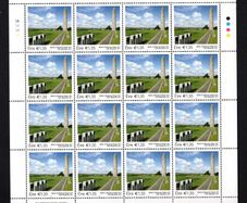 2017 Ireland The 100th Anniversary of the Battle of Messines Ridge Commemorative Stamps Sheet Plate 1A1A1A1A Min Never Hinged (MNH)