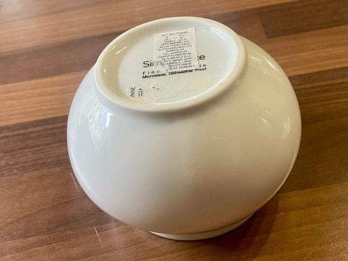 White Dunnes Sugar Bowl