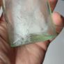 192 - Antique Applied Lip Sea Glass Decorative Collectible Bottle Image 4