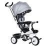6 in 1 Baby Tricycle Toddler Stroller Pedal Tricycle w/ Reversible Seat Adjustable Removable Handle Canopy Handrail Belt Storage Footrest Clutch for 1-5 Years Old Pink MULTIPLE COLOURS AVAILABLE (FREE POSTAGE) Image 3