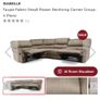 EZ living Isabelle- taupe fabric reclining corner sofa Image 4