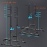 NEW SALE | Squat Rack Multi-Function Barbell Rack Height Adjustable Dip Stand Home Gym Weight Lifting Bench Press Image 4