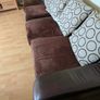 4 seat leather sofa Image 3