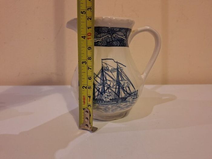 SALE! Small Blue and White WEDGWOOD Friendship Salem Milk / Cream / Water Jug