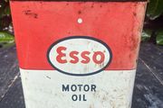 Vintage Esso 1960's 2L Motor Oil Tin