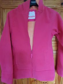New warm pink fleece tag attached