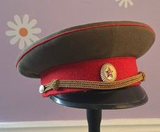 Ussr soviet union peaked officers cap