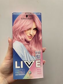 Rose Gold Semi-permanent hair dye