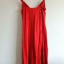 Sisley Red Maxi Dress, Strappy, Knot Detail & Pleated Skirt Image 3