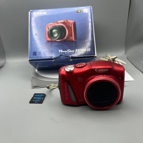 Canon PowerShot SX150 IS 14.1MP Digital Camera Red - Boxed