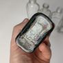 193 - Set of 7 Vintage Clear Glass Collectible Decorative Bottles Image 10