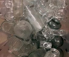 Job Lot of Assorted Vintage-Style Glass Bud Vases