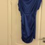 Dress Royal blue satin mini size Large Image 6