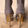 Dune 'Black Sand' Taupe Heels Image 7