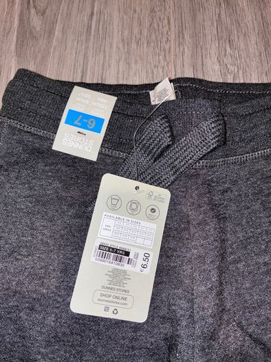 Brand New Grey Joggers Size 6-7