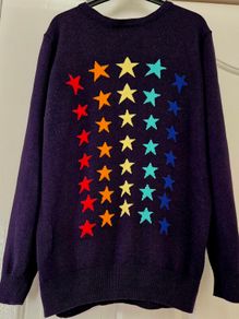 Sugarhill Brighton jumper rainbow colours