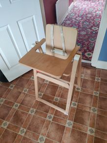 Supaflat High Chair Flat folding