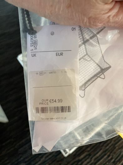 Storage wire rack