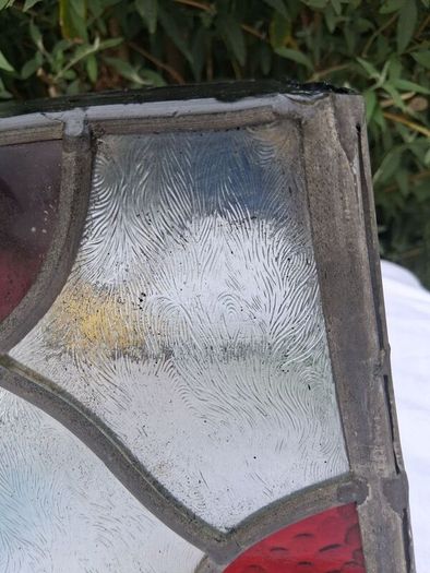 1920's Stained Glass Lamp/Porch Shade