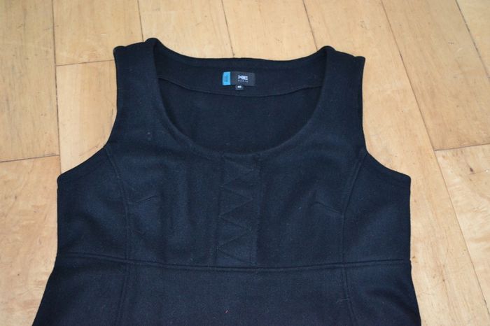 Formes Paris black sleeveless wool maternity dress Size 40