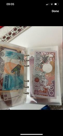 UNC World Lot 100 PCS Notes From 100 Different Countries / Region, UNC Original Genuine Real Note for Collection, ( Out of Use Now )