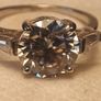 Swarovski Zirconia Petite Solitaire Silver Ring Image 9