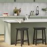 Kitchen Stools Solid Wood Low Bar Stools Dining Chair Easy Assemble Modern Set of 2 24" Tall Black Image 7