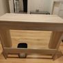 Small wooden table with drawer Image 5