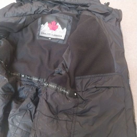 Black Zavetti Canada puffer jacket
