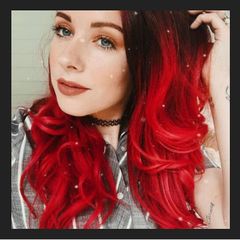 Bright Red - Temporary Hair Dye Kit