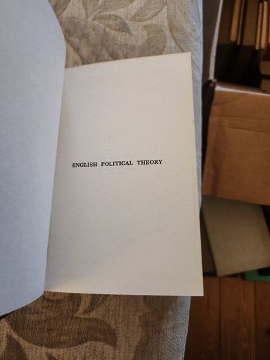 English Political Theory.by Ivor Brown. B.a. Second Edition 1929. Hardback In Good Condition. See Photos For Same.