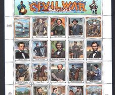 1995 USA Civil War Commemorative Stamps Sheetlet Plate S1111 Mint Never Hinged (MNH)