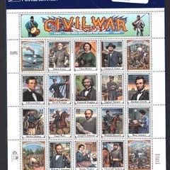 1995 USA Civil War Commemorative Stamps Sheetlet Plate S1111 Mint Never Hinged (MNH)
