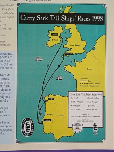 Cutty Sark Tall Ships Race 1998 Souvenir programme.