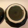 Vintage Harrods Food Halls Apilco France Lidded Preserve Pot / Sugar Bowl Green & Gold Image 7