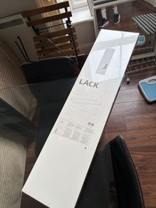 ikea lack shelf new white