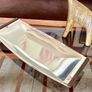 Mid Century Modern Stainless Steel Canoe Tray Danish Lundtofte DKF 1960s Image 9