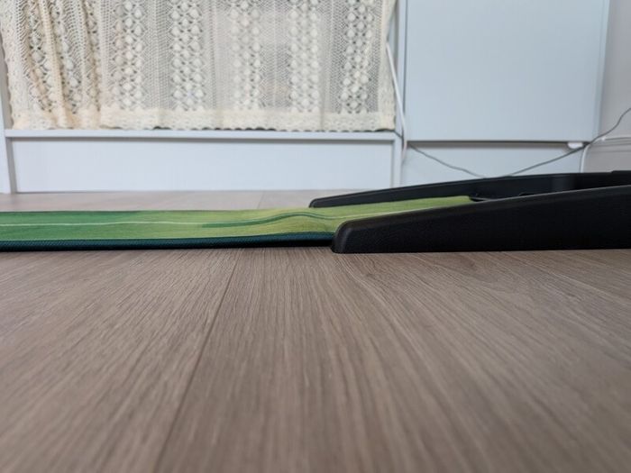 Golf Practice Putting Mat with Ball Return