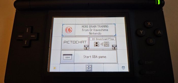 Black Nintendo DS lite