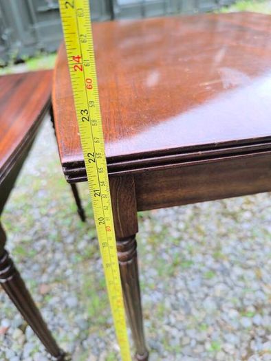 Vintage Mid-Century Mahogany Nest of 3 Tables
